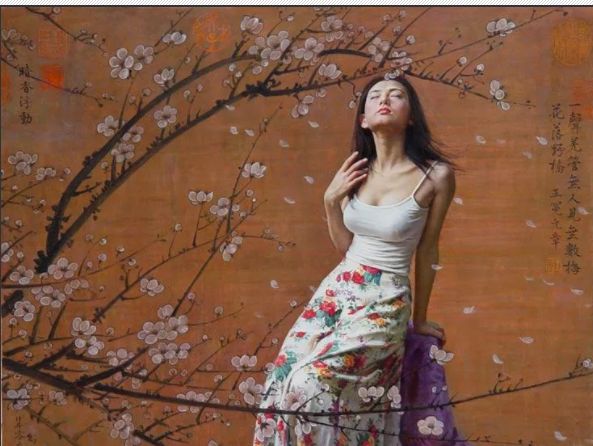 看完心跳加速！他*窥偷**老婆同事跳舞画了一组芭蕾少女卖了1200万