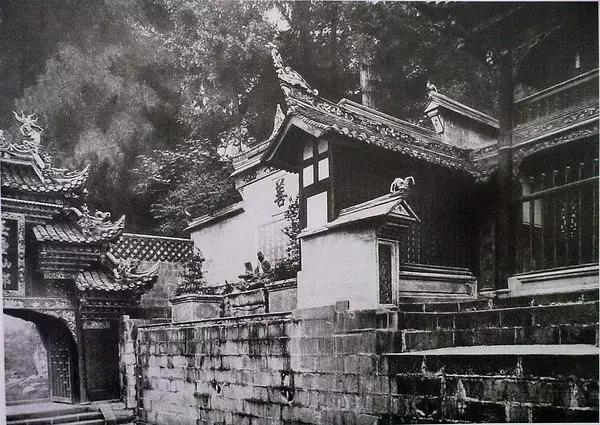 100年前中国风景建筑老照片,两亿多年前的景观