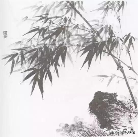 国画教程竹子的写意画法,国画写意竹子画法步骤