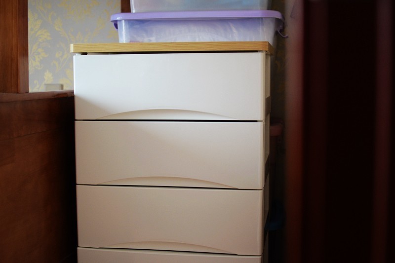 也雅可移动家用抽屉式收纳柜五层,五层渐变蓝加厚抽屉式收纳柜5层