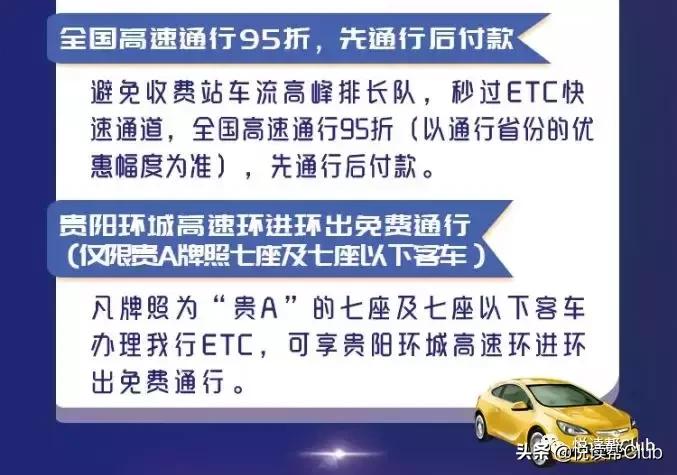 免费加油、洗车、代驾，贵阳银行ETC还有这种新玩法