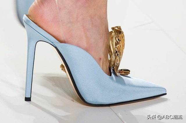 新款春夏秋凉鞋中跟穆勒鞋,春夏时尚气质穆勒鞋