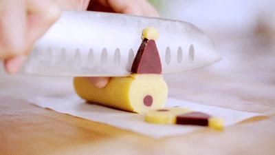 超简单的圣诞曲奇,萌萌的小饼干