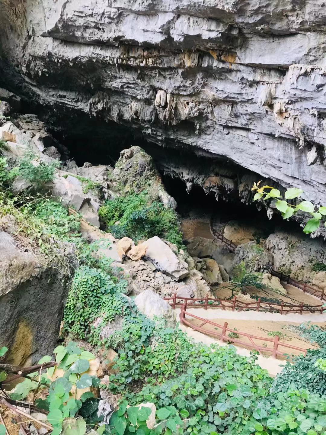 百色浩坤村猪笼洞真实视频,安心游广西