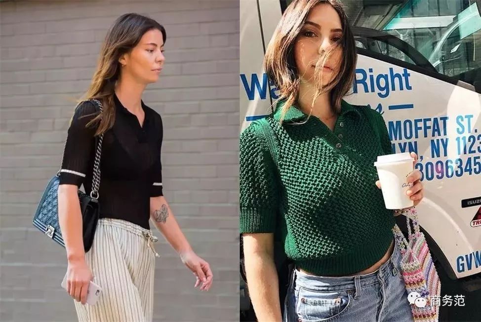 秦岚同款polo衫,秦岚刘雯百搭爱用款大搜罗