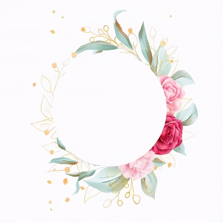 花花边框图片大全简单又漂亮,花花边框视频素材