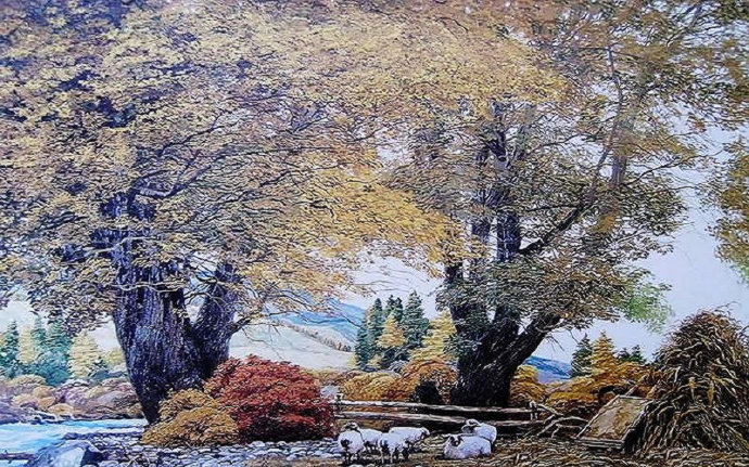 何冠林油画作品大全,何冠霖油画高清大图