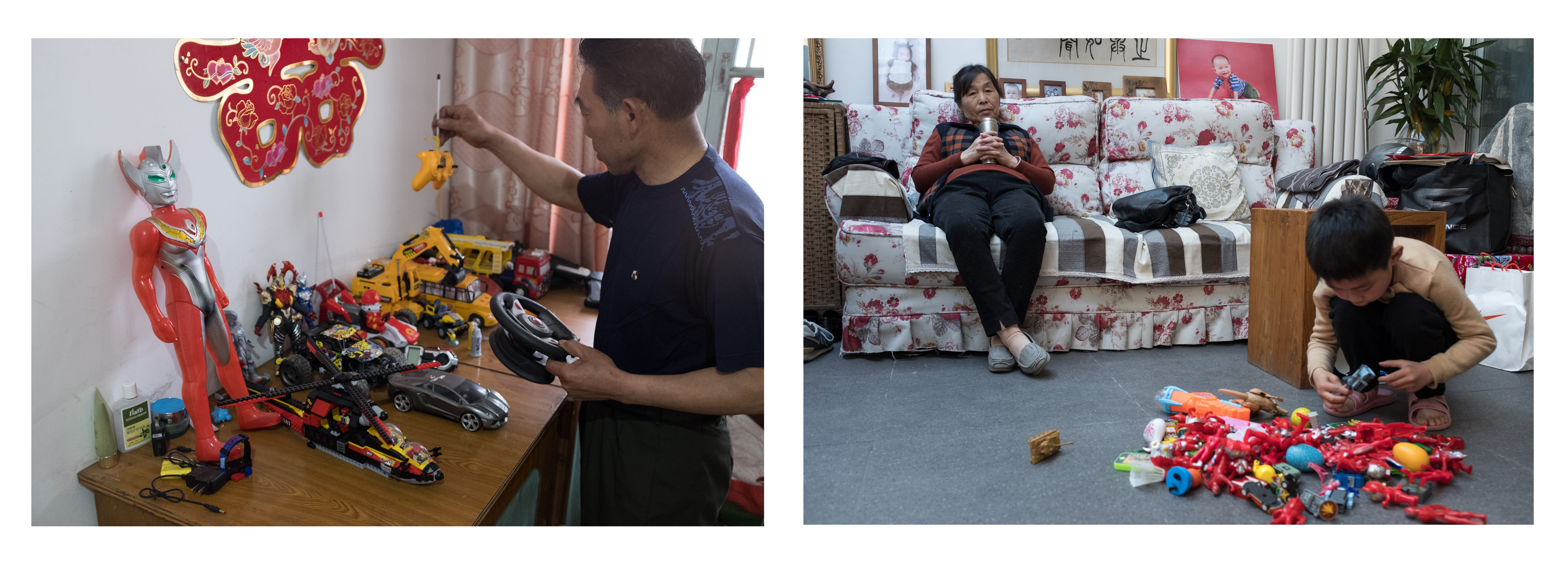 母女俩异地上学父亲留守,农村父母的真实故事图片