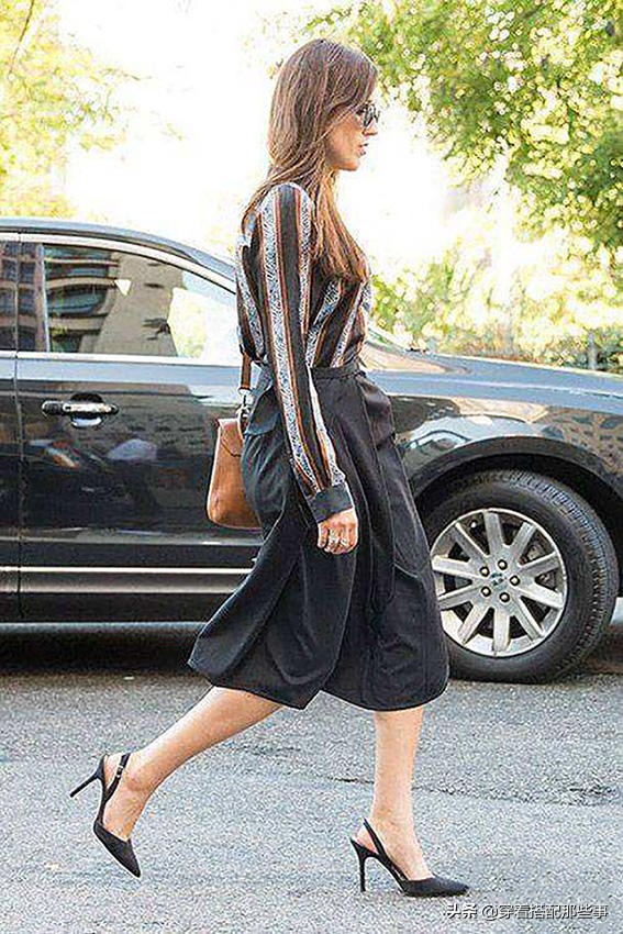 一条窄版阔腿裤,毛呢阔腿裤拯救不完美的腿型