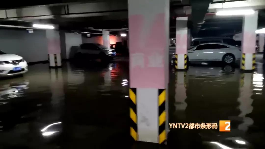 洪水涌入地下车库视频播放,洪水涌入地下停车场