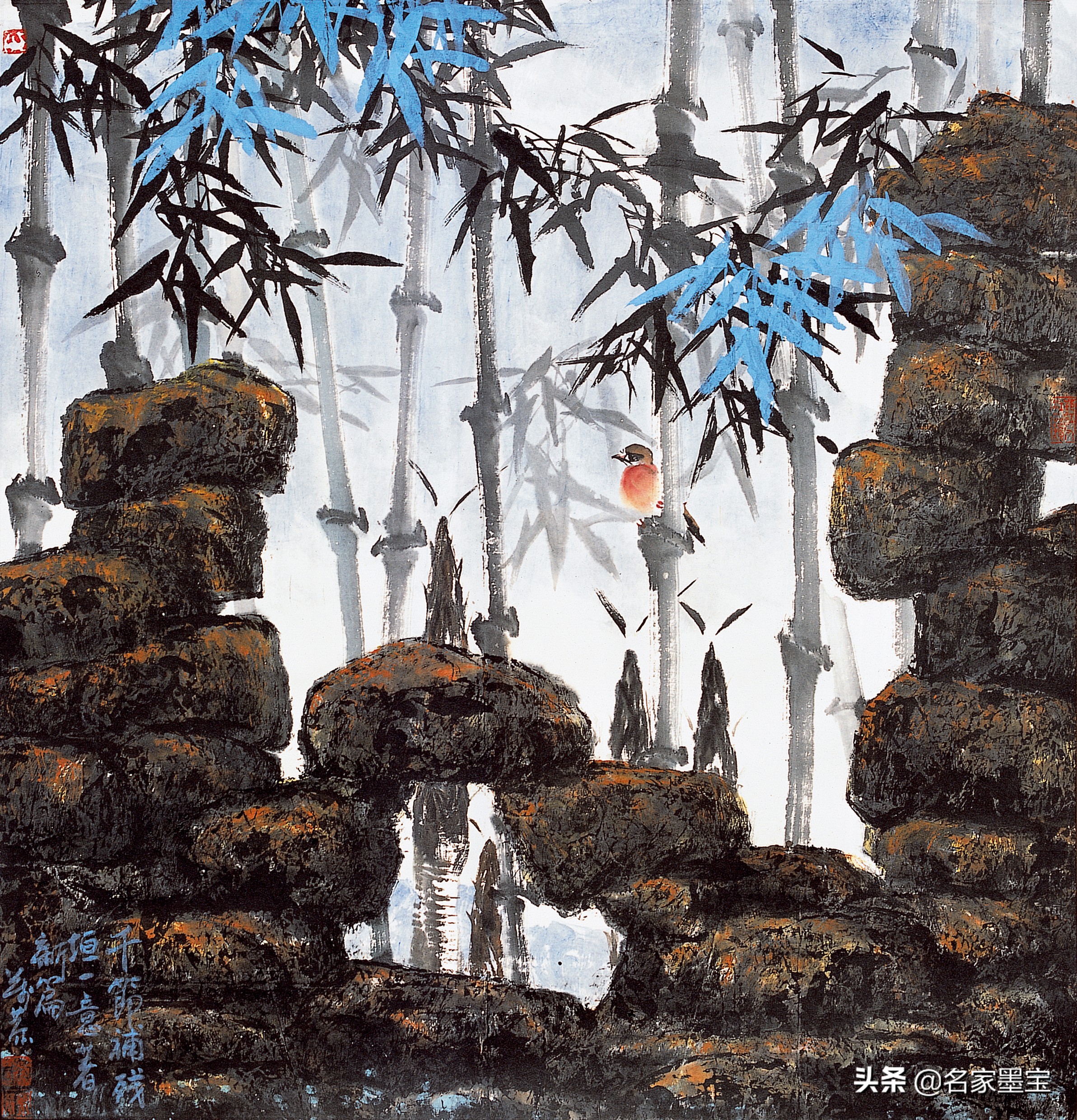 四川画家刘德扬写意花鸟作品欣赏,画家刘庚写意花鸟画作品欣赏图文