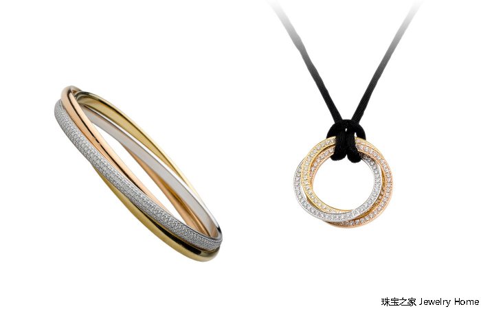 卡地亚trinity几何造型,卡地亚trinitybox100周年限定款