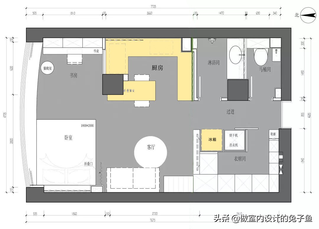 厨房太小放不下冰箱咋设计装修,厨房太小冰箱应该放哪里比较好