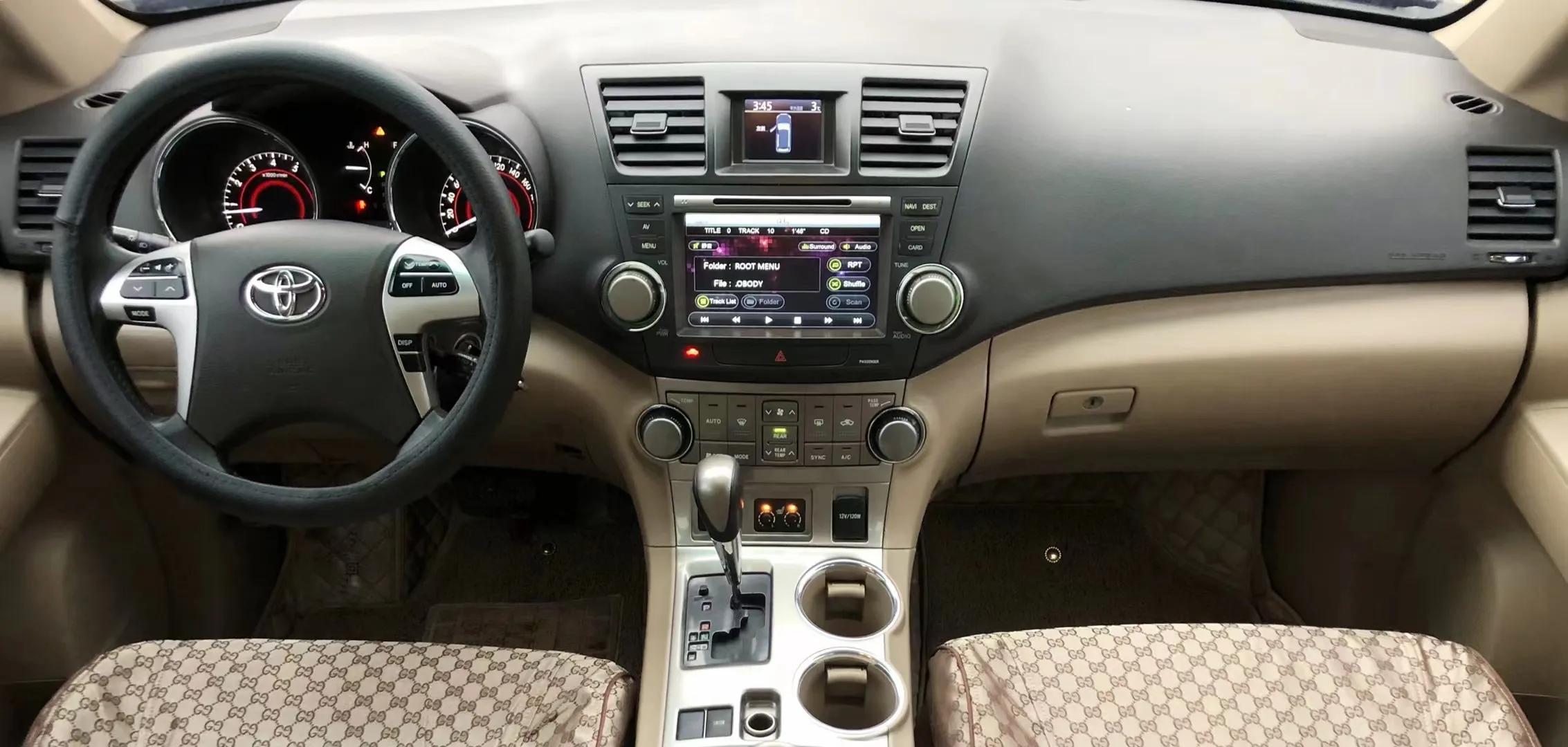 公司全年批发一手抵押车,12年丰田汉兰达2.7七座二手车价格