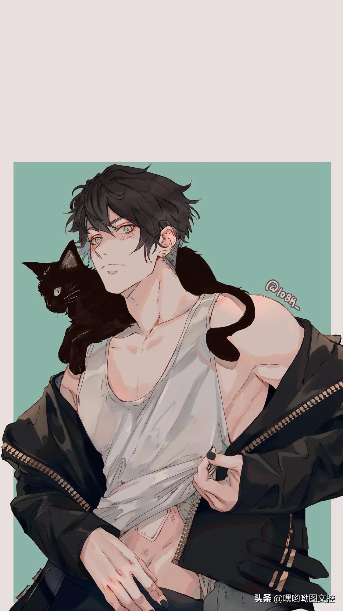 二次元情侣壁纸一男一女动漫,动漫美女壁纸超清全面屏二次元