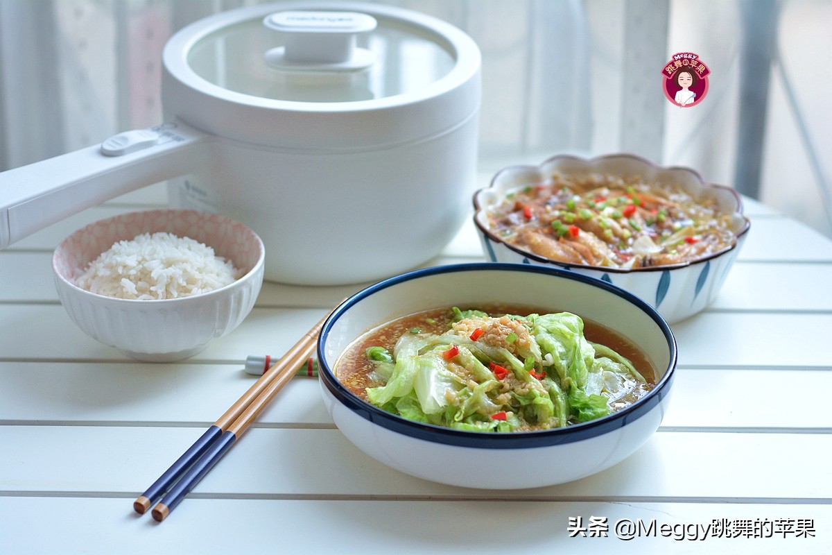 母女俩午餐简单又好吃,一家三口精致午餐