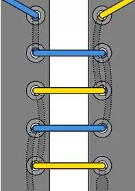 adidasozweego花式鞋带系法,几十种系鞋带的方法