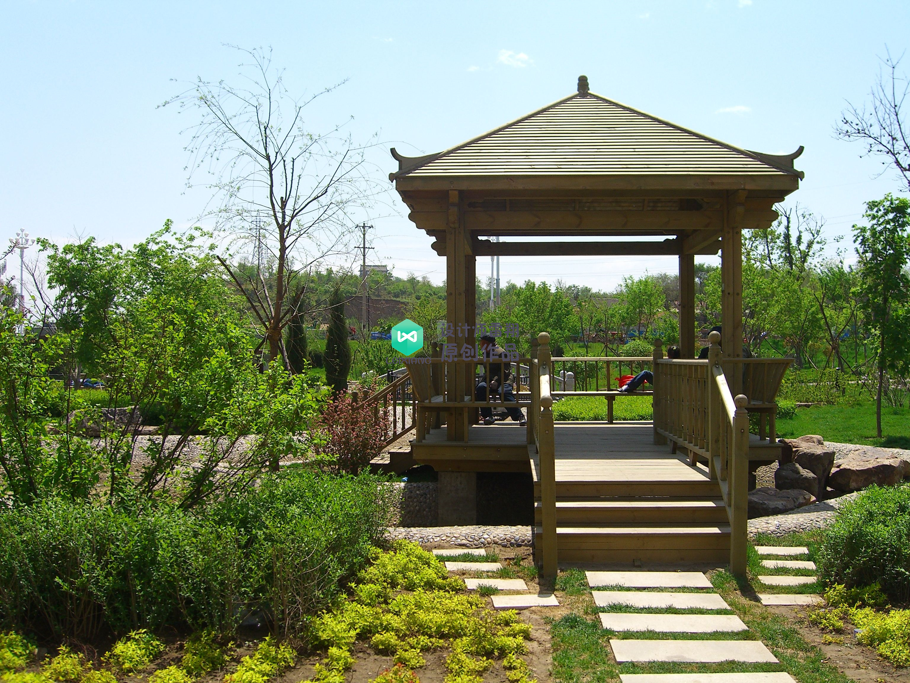 庭院凉亭设计,庭院景观凉亭制作过程