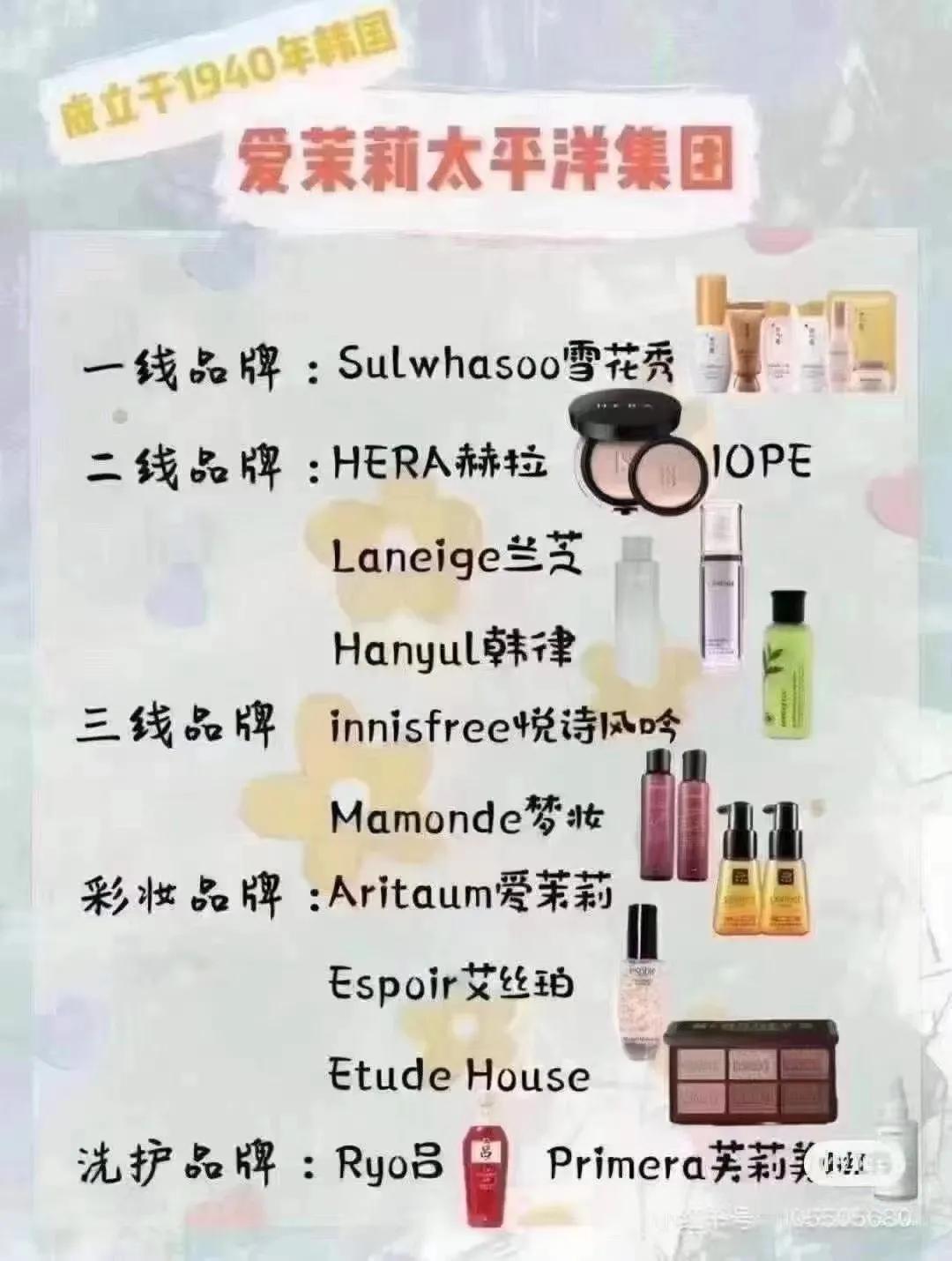 护肤界四大巨头,护肤彩妆品牌认知大全