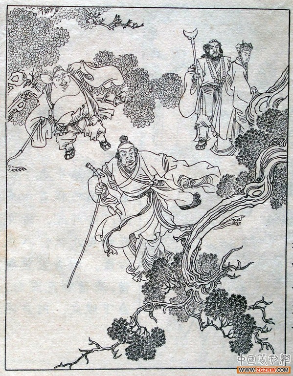 《西游记》之三打白骨精背景图,西游记三打白骨精文字版图文