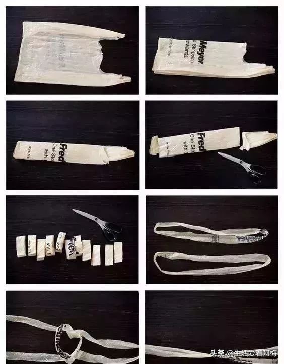 塑料袋环保手工制作,塑料袋改造手工大全