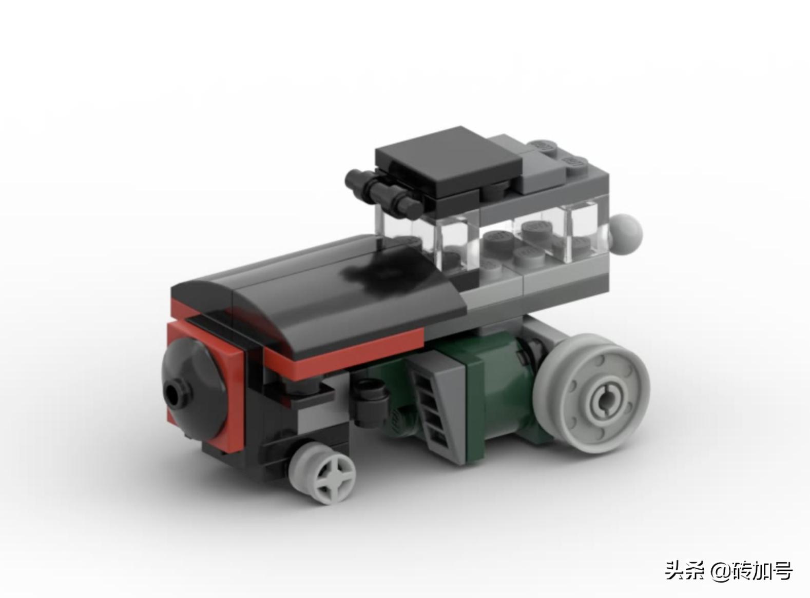 一套积木创意100种造型拼搭过程,百变造型拼搭积木