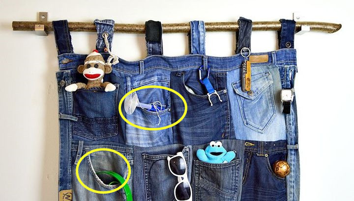 还是老妈有远见，废旧牛仔裤不扔，拆拆改改能变10件家居好物