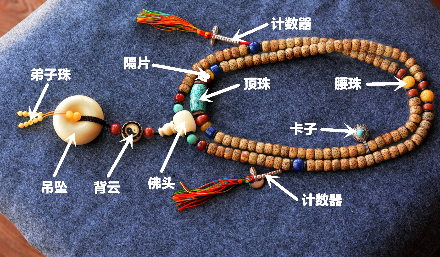 文玩核桃手串配饰怎么配,文玩金刚手串配饰大全