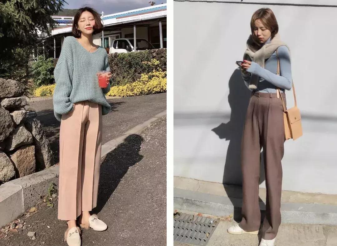 60-70岁高档奶奶装阔腿裤,最流行的奶奶裤人手必备一条