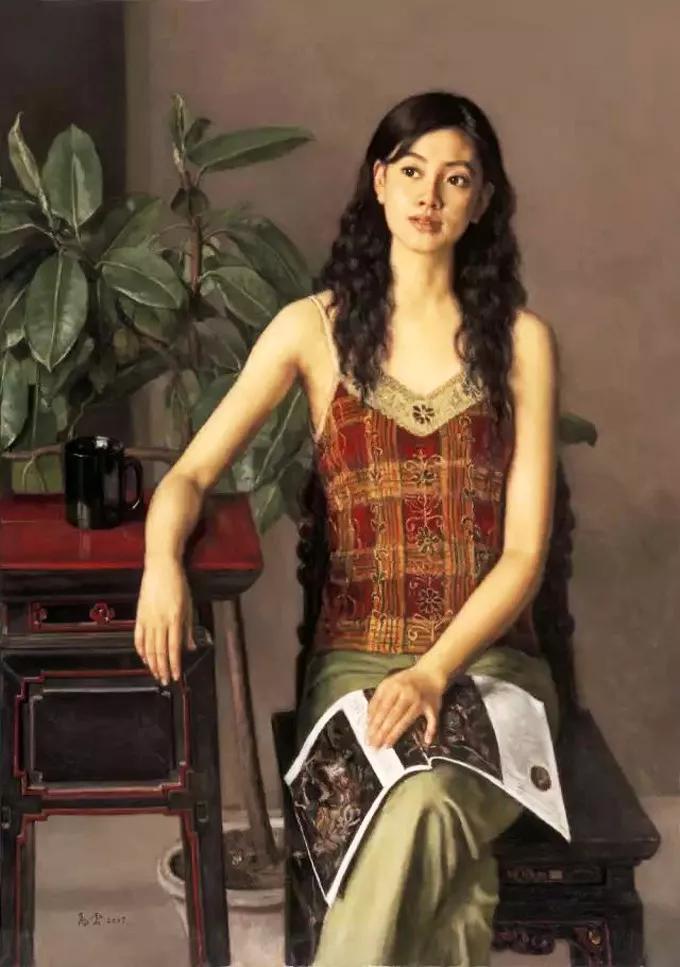 新婚作画拍卖,新婚画妻子