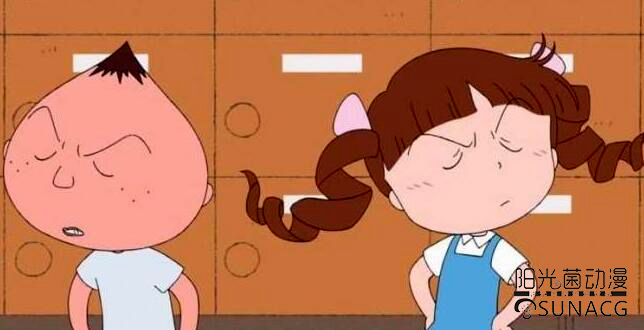 日本樱桃小丸子头型,日本经典动漫小丸子