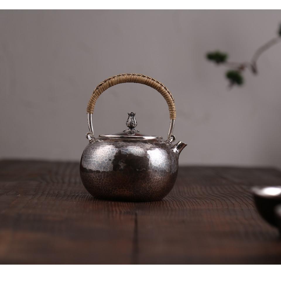 银壶泡茶初学者入门,入门银壶