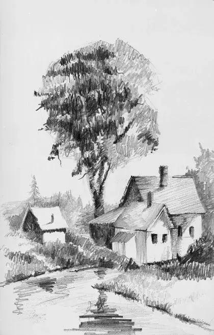 这些绝美的摄影每一张都值得珍藏,40张经典素描风景图快来临摹吧