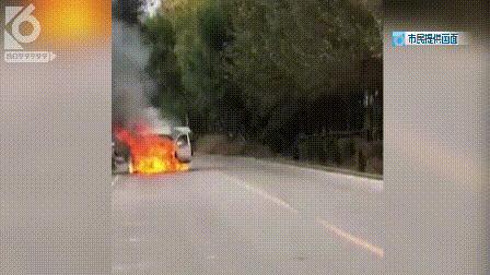 租的车子自燃租车人要赔偿吗,租的车自燃了谁的责任