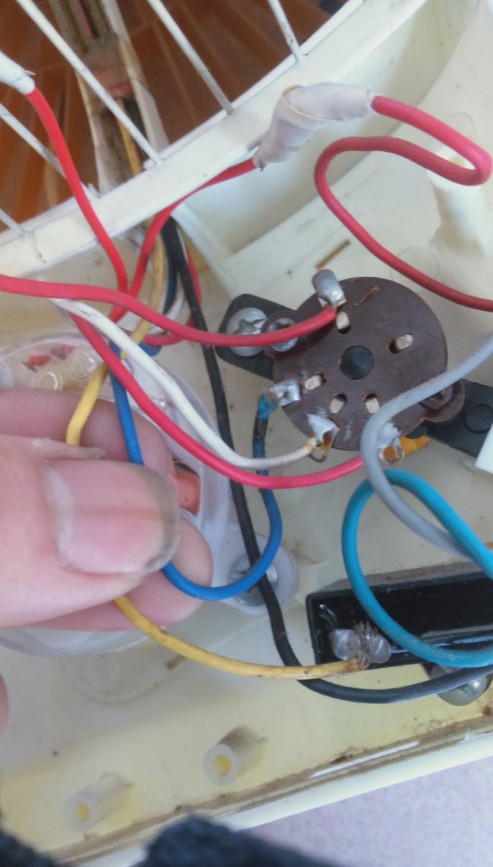 250毫米台式风扇的内部构造（不带电源板，一）