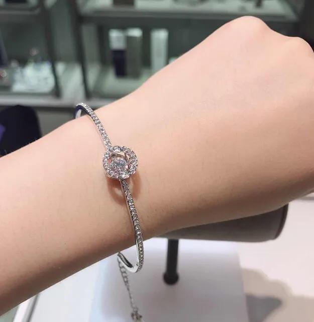 施华洛世奇恶魔之眼手链新款,宝石蓝施华洛世奇手链diy