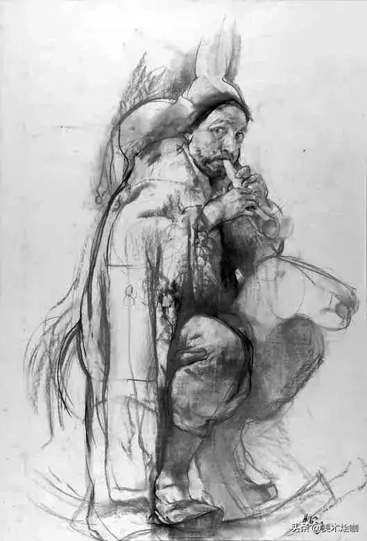 大师的素描线条,大师的素描几何体