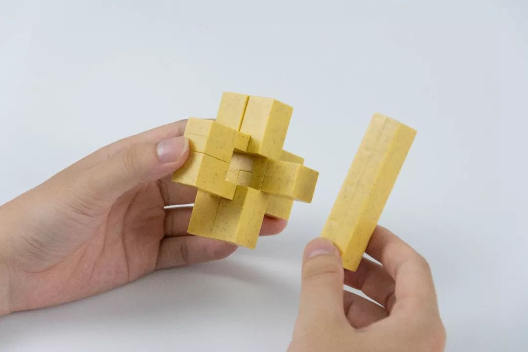 孔明锁六根锁的拼装方法,孔明锁圆形6根拼装法