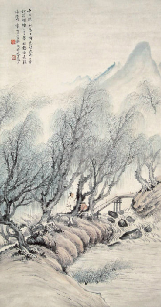 郑午昌花鸟,丝鬓散人郑午昌百幅绘画作品赏析