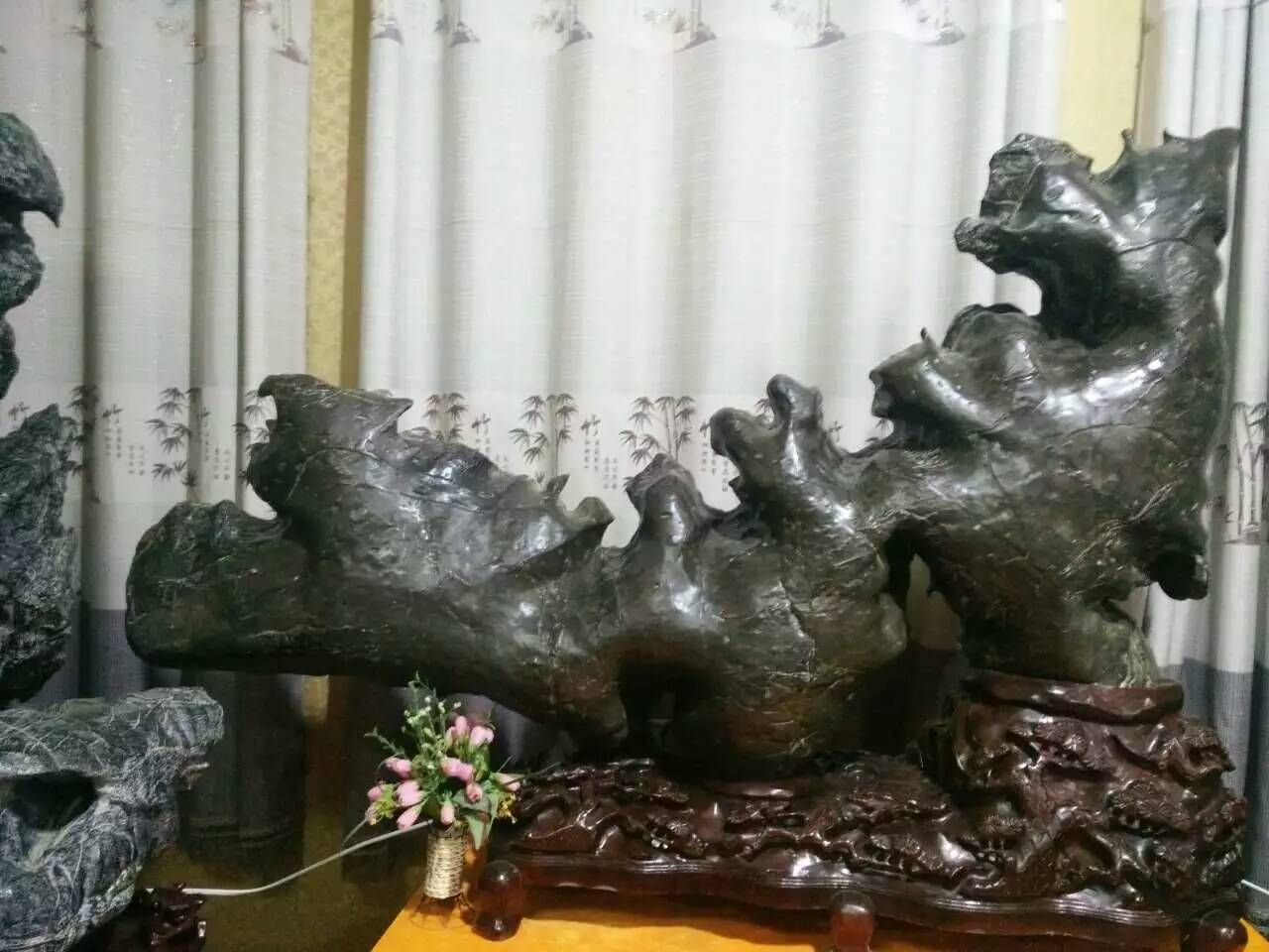 比较出名的灵璧石有哪几块,灵璧石怎样玩出老皮壳