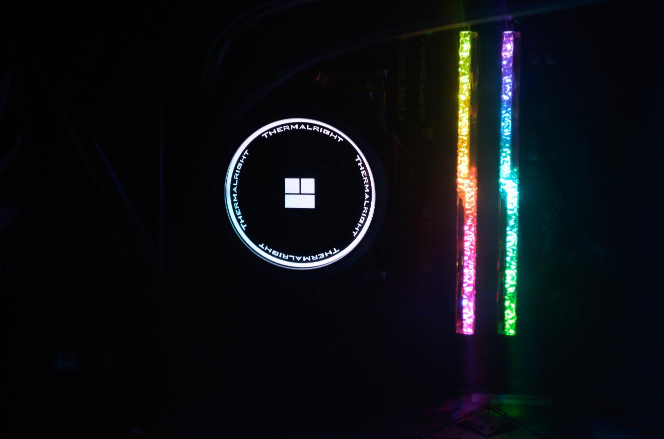 利民360argb一体式水冷效果,利民360argb一体式水冷装机