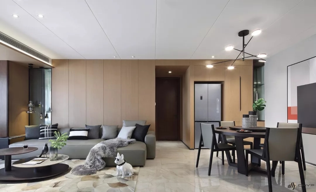 30㎡清欢·简约不失精致的木质温馨家｜东荷逸品空间设计欧模网