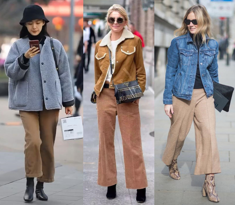 冬季时尚阔腿女裤洋气有气质,靴子阔腿裤女款爆款