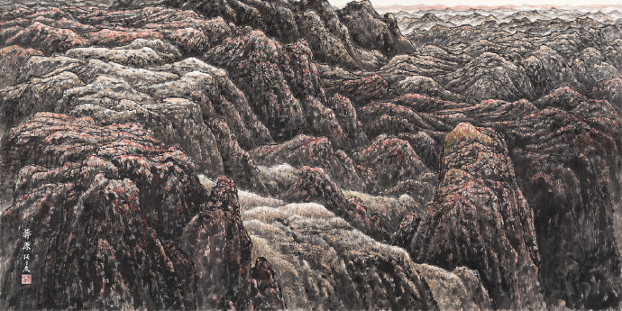 青年艺术家张荣国山水画作品欣赏,张三友的画价格