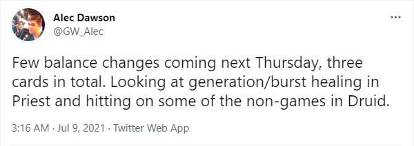 炉石传说8月最新卡组德鲁伊,炉石传说现在最强德鲁伊