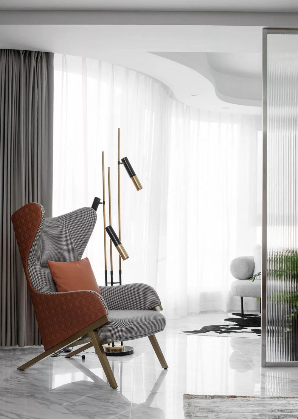 200㎡轻奢大平层：全屋刷漆不凹造型，简简单单，扮靓整个家