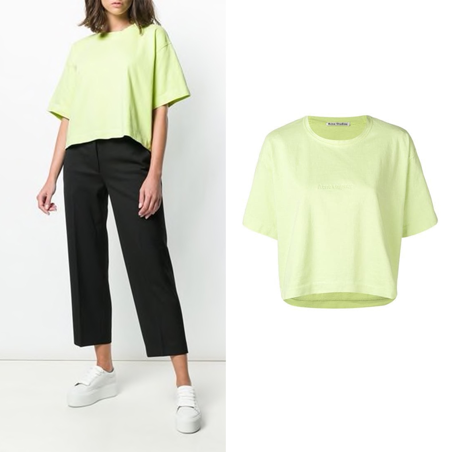 泫雅夏日必备,泫雅牛油果绿色毛衣