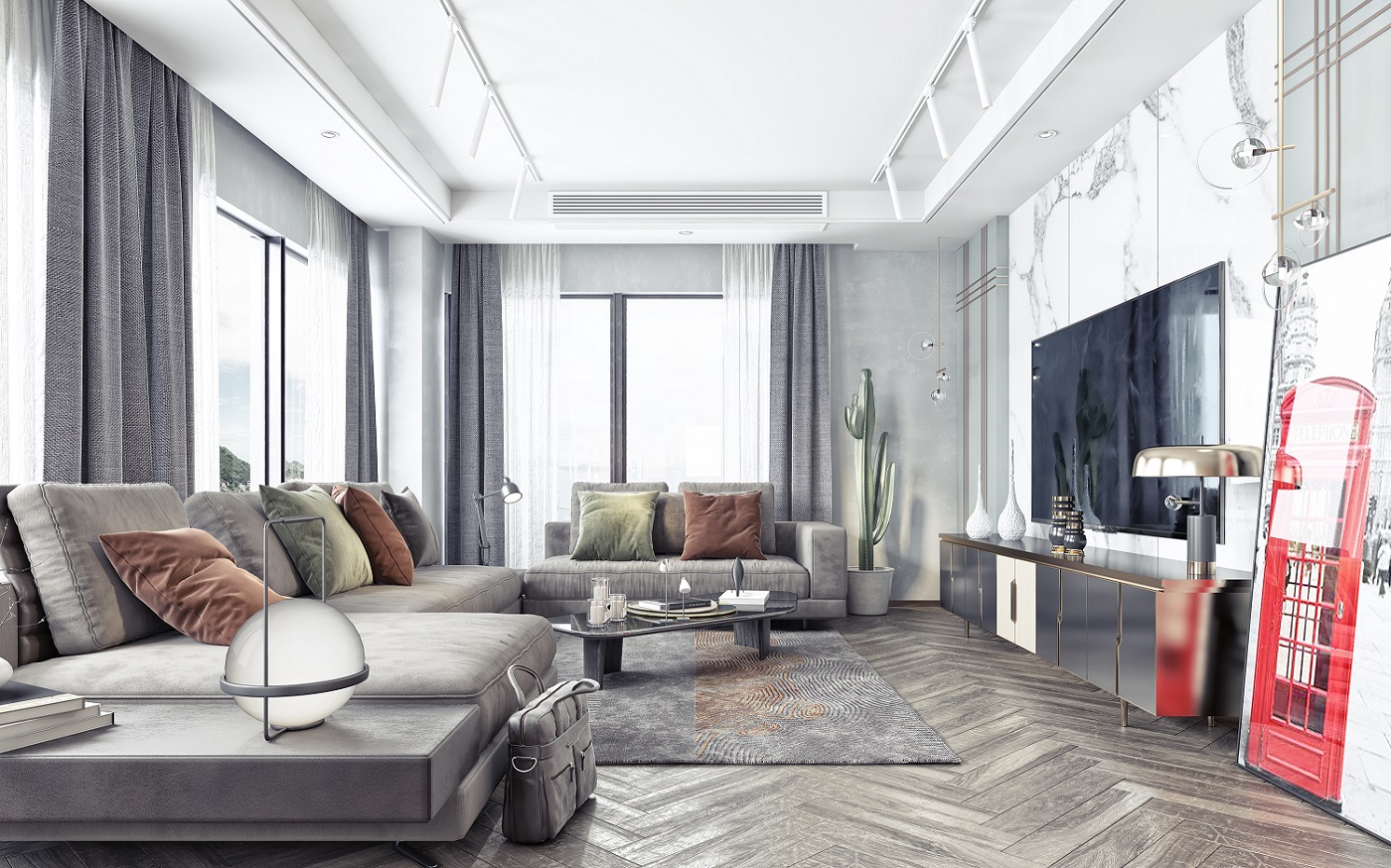 3房2厅2卫用中央空调还是普通空调,140面积中央空调和普通空调哪个好