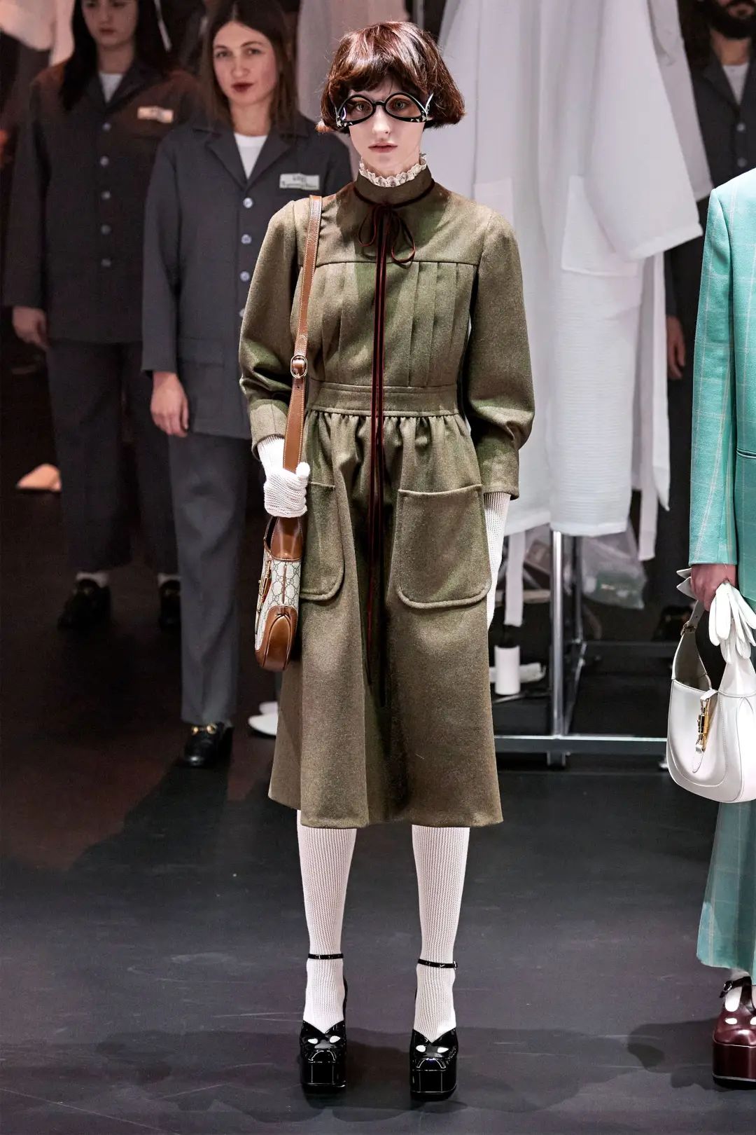 ins风穿搭玛丽珍鞋,小腿袜玛丽珍鞋穿搭合集