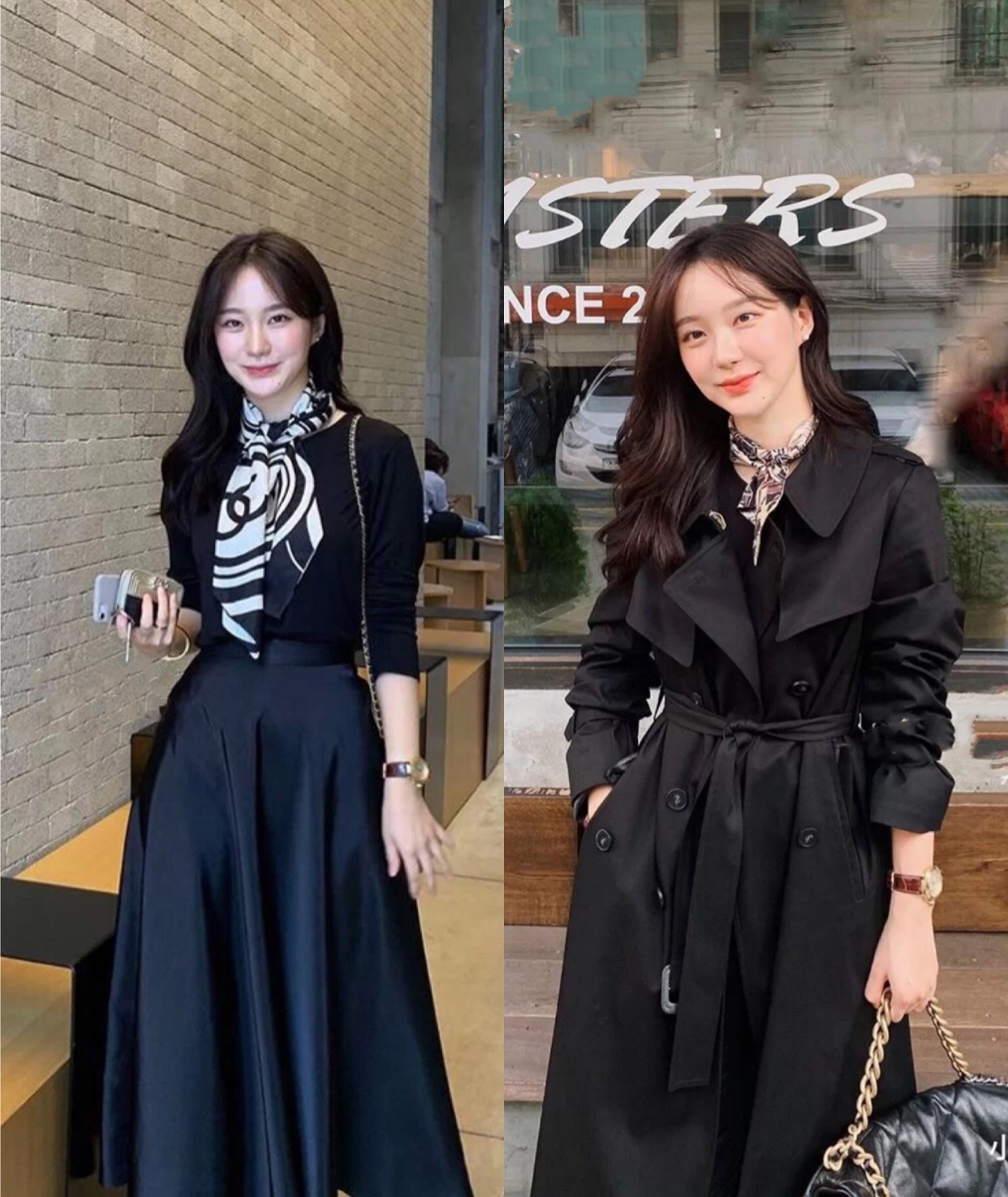 好看的韩国小姐姐穿衣搭配合集,圆脸韩国小姐姐穿衣搭配